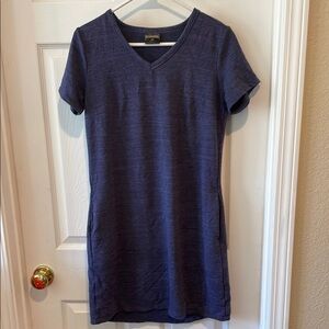 32 Degrees Blue Short Sleeve Tee Dress
